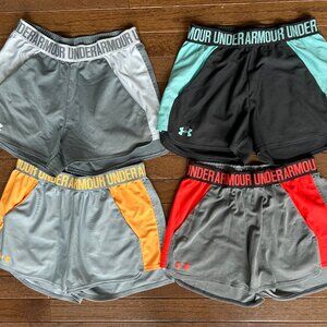 Bundle of women's loose fit XS Under Armour shorts